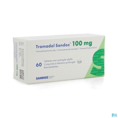 Tramadol 100 Sandoz Tabl Verl Afgifte 60 X 100mg