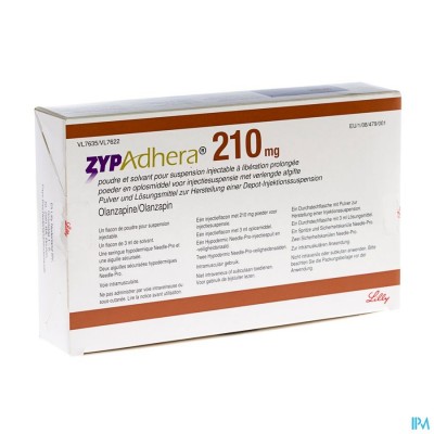 Zypadhera Poeder + Solv Inj 210mg