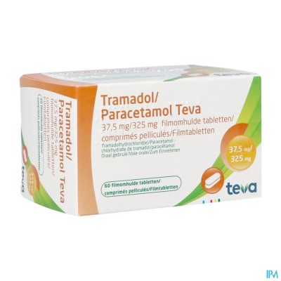 Tramadol Paracetamol 37,5mg/325mg Teva Filmomh 60