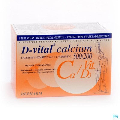 D-vital Calcium 500/200 Sinaas Zakjes 40