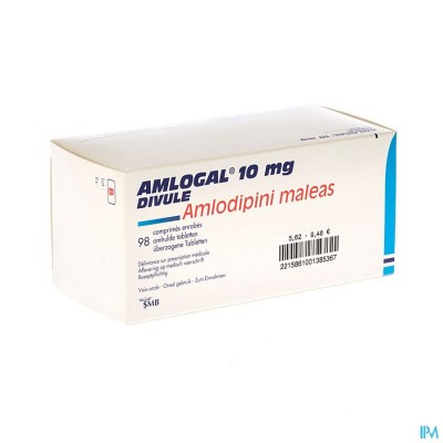 Amlogal Divule 10mg Comp Enrob 98 X 10mg