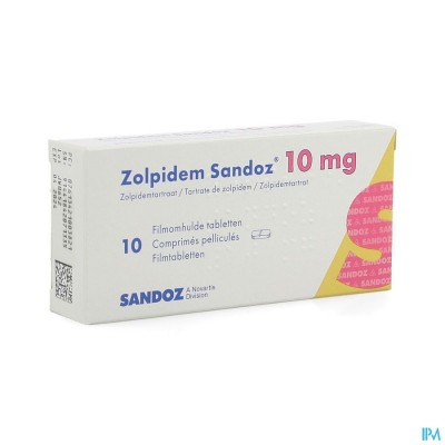 Zolpidem Sandoz 10mg Tabl 10 X 10mg