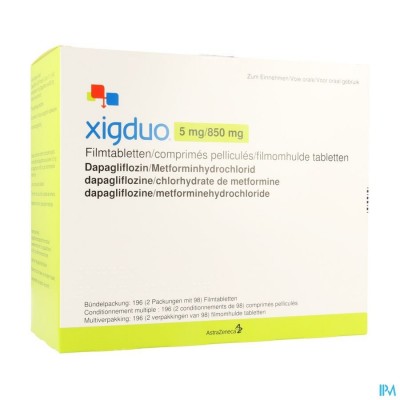 Xigduo 5mg/ 850mg Filmomh Tabl 196