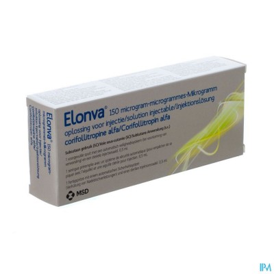 Elonva Voorgev Spuit 0,5ml 150 Mcg