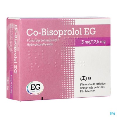 Co Bisoprolol EG 5,0Mg/12,50Mg Tabl 56