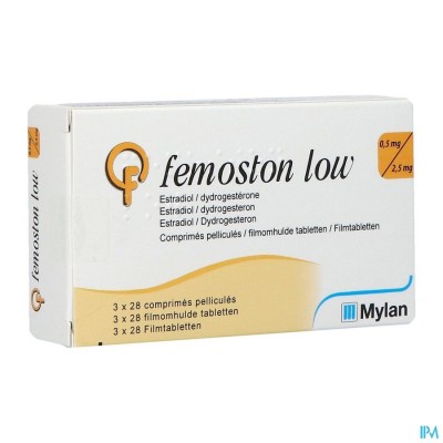 Femoston 0,5mg/2,5mg Impexeco Filmom Comp 3x28 Pip