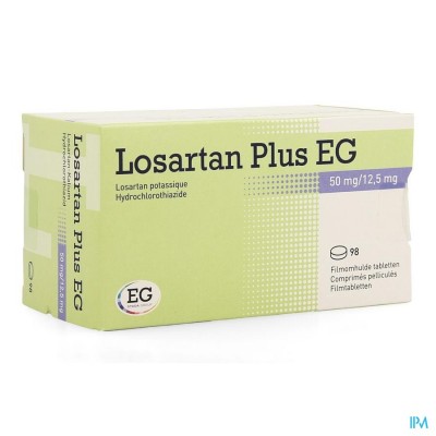 Losartan Plus EG 50 Mg/12,5 Mg Filmomh Tabl 98