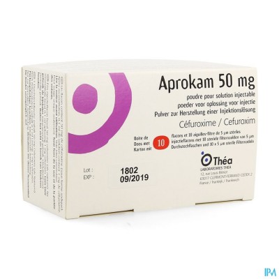 Aprokam 50mg Pulv Insp Opl 10x50mg Fl Glas Type I