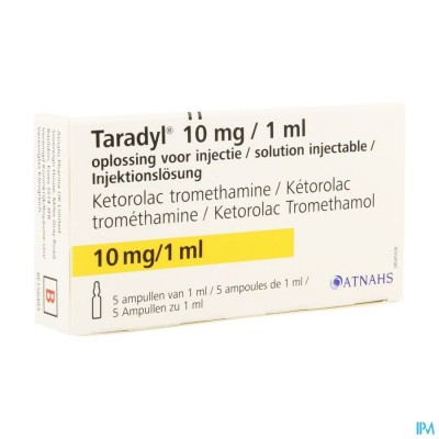 Taradyl 10mg/1ml Opl Inj Amp 5 X 10mg