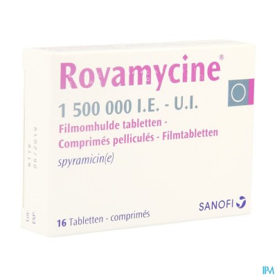 Rovamycine Comp 16 X 1.500.000 I.u/i.e