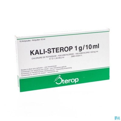 Kali Sterop 10% Iv 10 X 1g/10ml