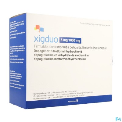 Xigduo 5mg/1000mg Filmomh Tabl 196