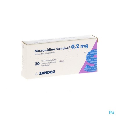 Moxonidine Sandoz Comp 30 X 0,2mg