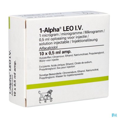 Alpha-1 Iv Amp 10x0,5ml 1mcg/0,5ml