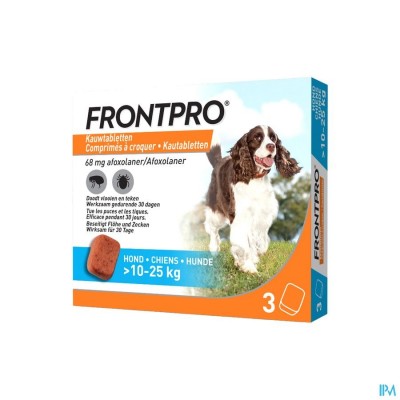 Frontpro 68mg >10-25kg Hond Kauwtabl 3