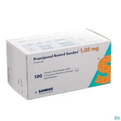 Pramipexol Retard Sandoz 1,05mg Verl Afgif 100