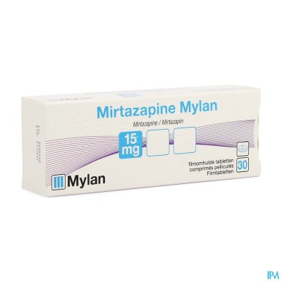 Mirtazapine Viatris 15mg Tabl 30