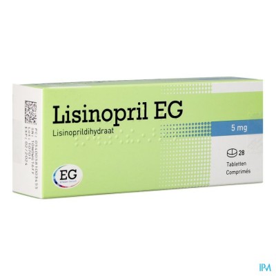 Lisinopril EG           Tabl 28X5Mg