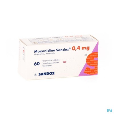 MOXONIDINE SANDOZ COMP 60 X 0,4 MG