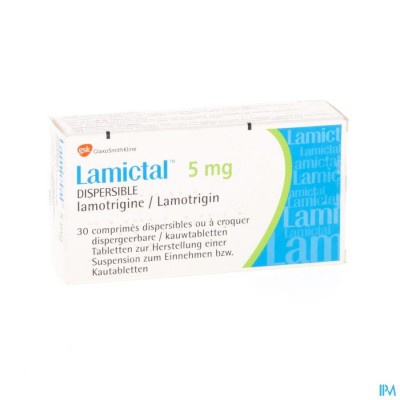 Lamictal Disp Comp 30 X 5mg Blister