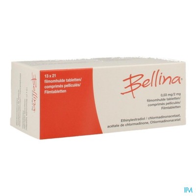 Bellina 0,03mg/2mg Comp 13 X 21