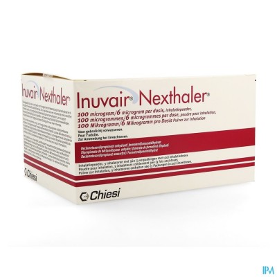 Inuvair 100/6mcg Nexthaler Doses 3x120