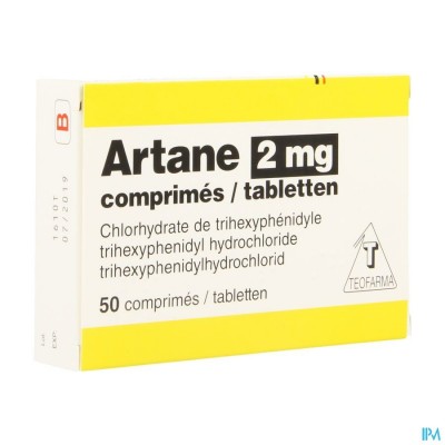 Artane 2mg Blister Comp 50 X 2mg