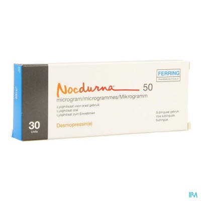 Nocdurna 50mcg Lyophilisaat Oraal Gebruik 30 X 1