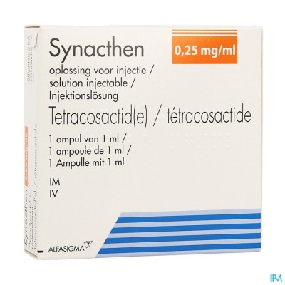 Synacthen Amp 1 X 0,25mg/1ml