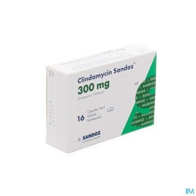 Clindamycin Sandoz Harde Caps 16x300mg