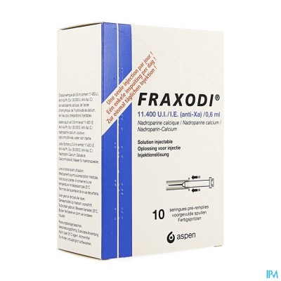 Fraxodi Amp Ser 10x0,6ml - 11.400 Ui/ie