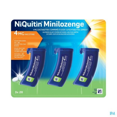 Niquitin 4,0mg Minilozenge Nf Zuigtabl 60
