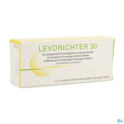 Levorichter 30 Comp Enrobes 3 X 21