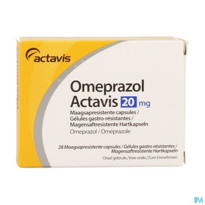 Omeprazol Ab 20mg Maagsapresist. Caps 28 Blister