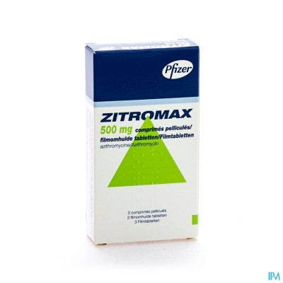 Zitromax 500mg Filmomh Tabl 3 X 500mg