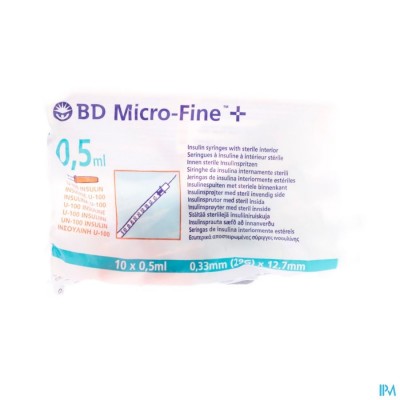Bd Microfine+ Ins.spuit 0,5ml 29g 12,7mm 10 324824