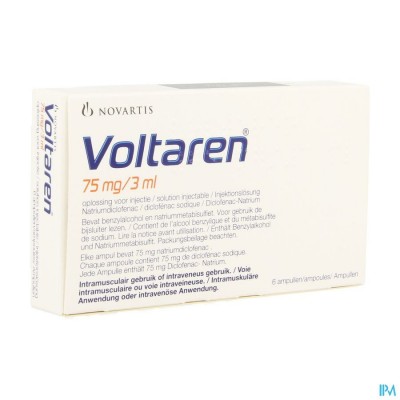 Voltaren Amp 6 X 75mg/3ml