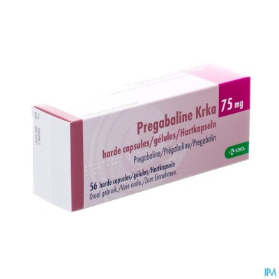 Pregabaline Krka 75mg Harde Caps 56 X 75mg