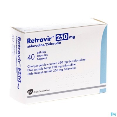 Retrovir Caps 40 X 250mg