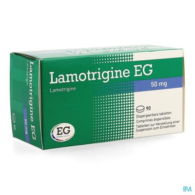 Lamotrigine EG  50Mg Tabl Disp 90X50Mg