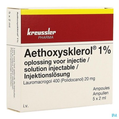 AETHOXYSKLEROL AMP. 5 X 2 ML 1 %