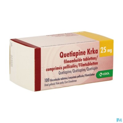 Quetiapine Krka 25mg Filmomh Tabl 100