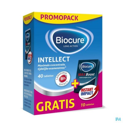 Biocure Intellect Pack Comp 40+ Max Comp 10 Grat.