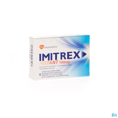 Imitrex Instant Tabl Disp. 6 X 100mg