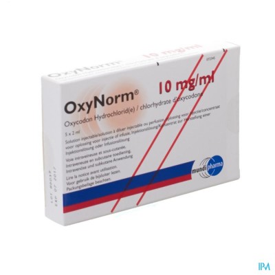Oxynorm 10mg/ml Sol Inj 5 Amp X 2ml