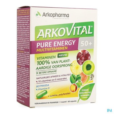 Arkovital Pure Energy 50+ Caps 60