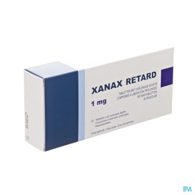 XANAX RETARD 1,00 MG IMPEXECO TABL 30 PIP