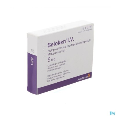 Seloken Amp Iv 5 X 5mg/5ml