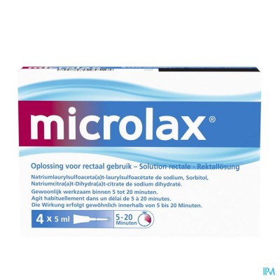 Microlax 4 X 5ml