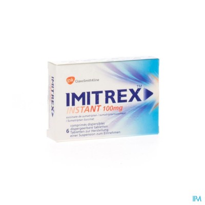 Imitrex Instant Tabl Disp. 6 X 100mg